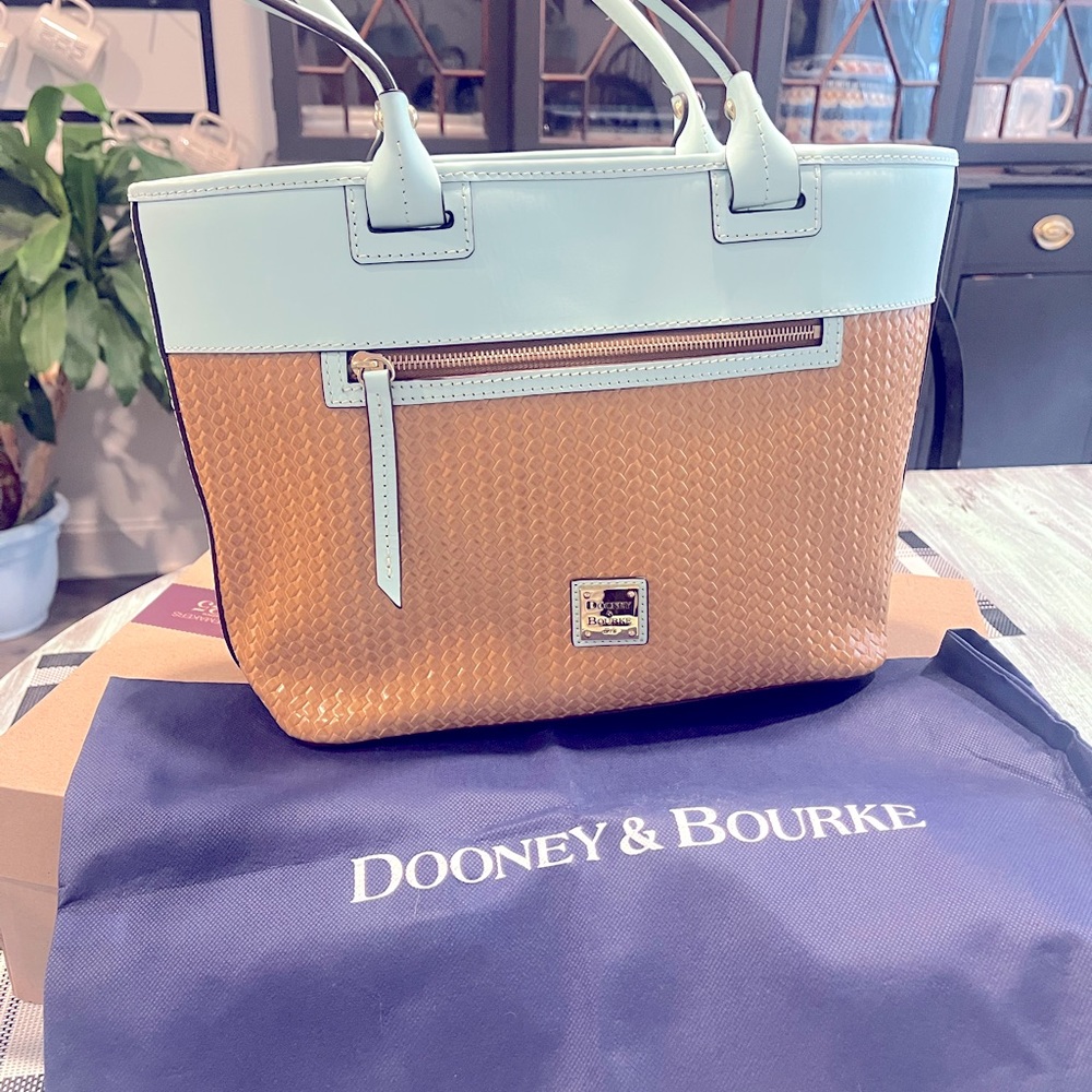 Dooney and Bourke Woven leather tote NWOT